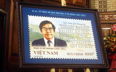 Lễ phát hành bộ tem kỷ niệm 100 năm ngày sinh nhạc sĩ Đỗ Nhuận - Chùm ảnh 2