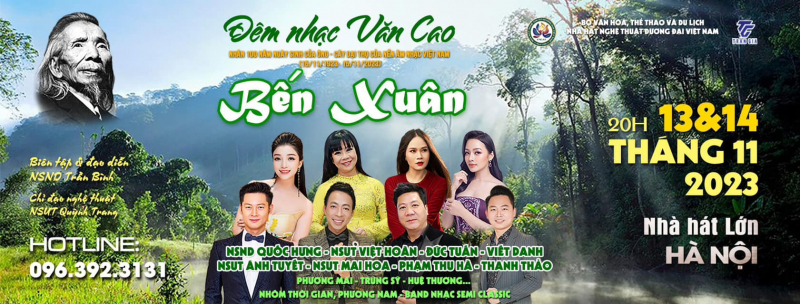 Đêm nhạc "Bến xuân" tưởng nhớ nhạc sĩ Văn Cao