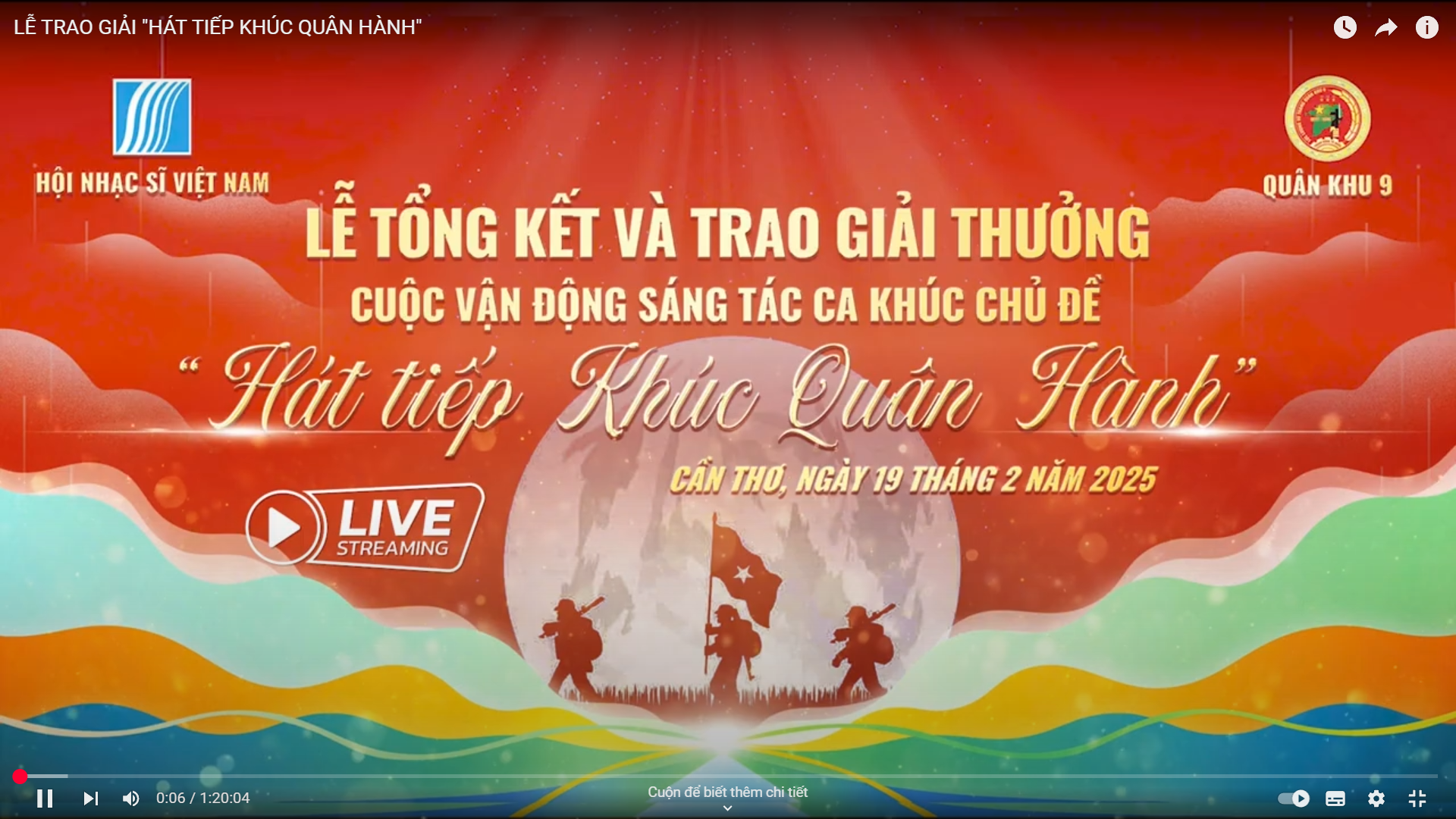 LỄ TRAO GIẢI "HÁT TIẾP KHÚC QUÂN HÀNH"