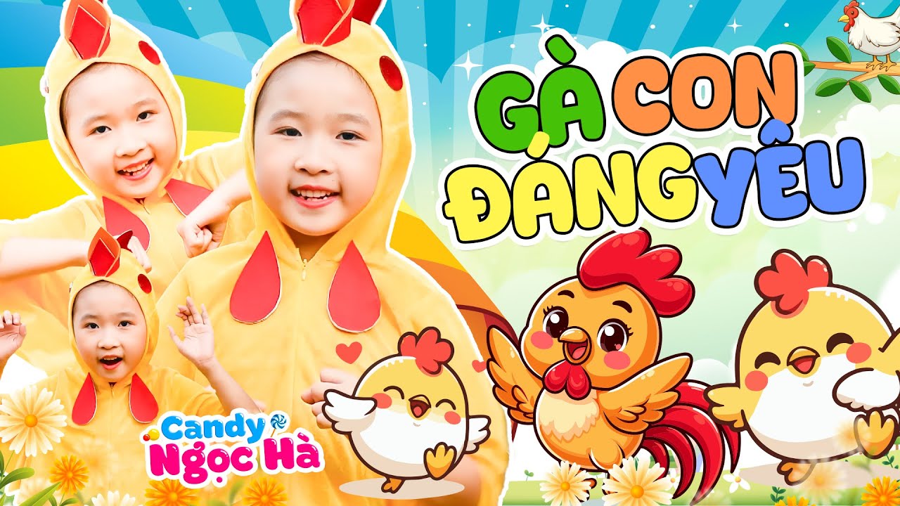 Đàn Gà Con Đáng Yêu
