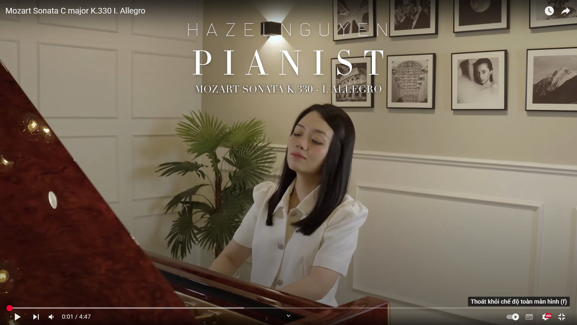 Sonata C major K.330 I. Allegro Sonata C major K.330 I. Allegro