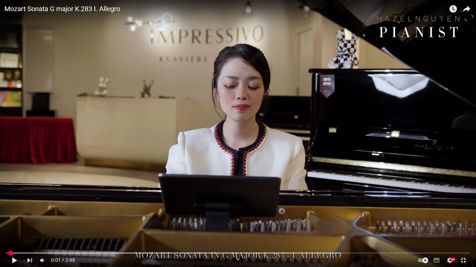 Sonata G major K.283 I. Allegro Sonata G major K.283 I. Allegro