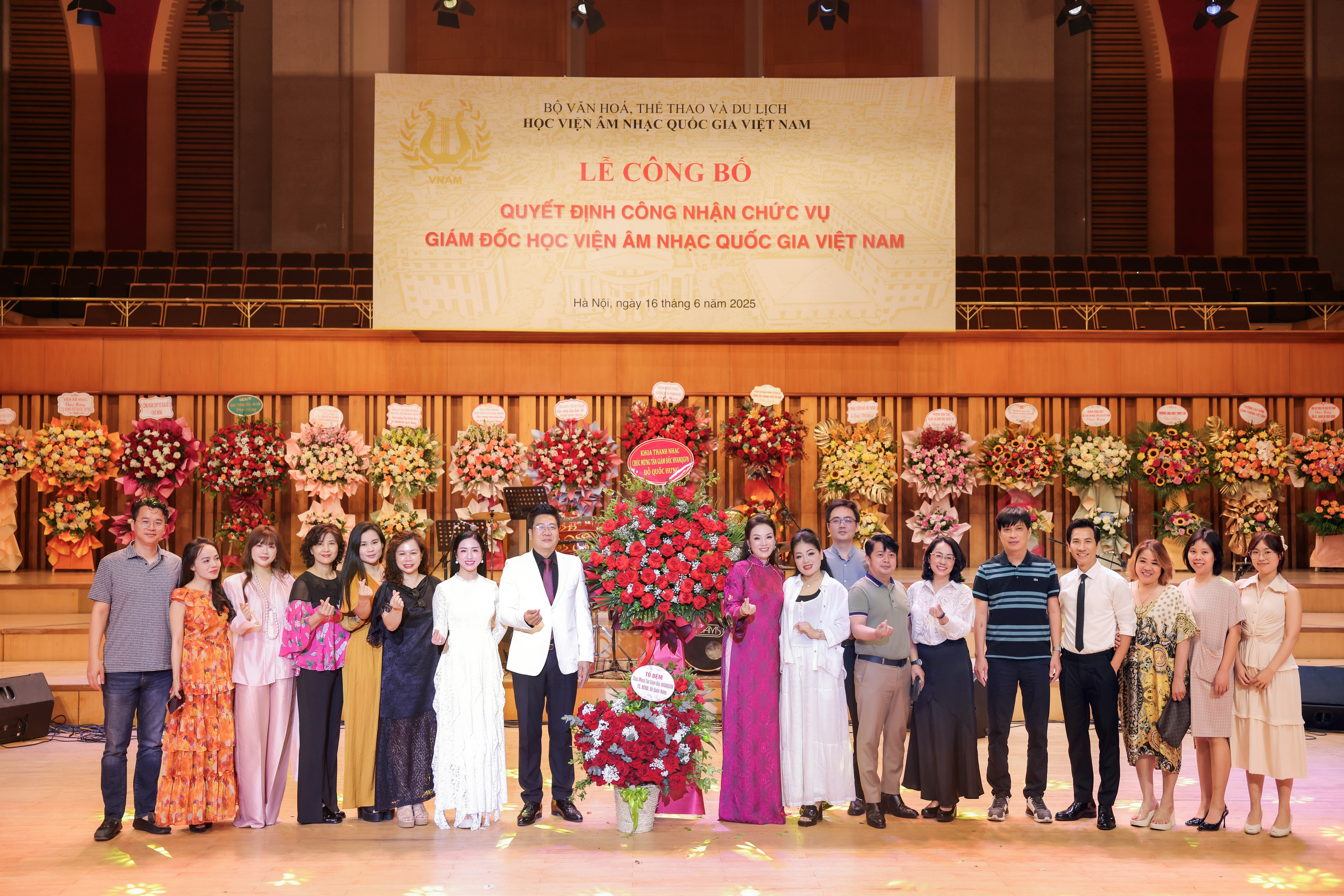 NSND Đỗ Quốc Hưng được bổ nhiệm làm Giám đốc Học viện Âm nhạc Quốc gia Việt Nam