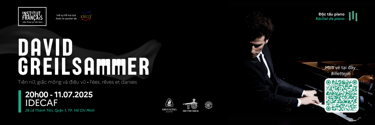 Độc tấu piano: Tiên nữ, giấc mơ và điệu vũ - David Greilsammer Độc tấu piano: Tiên nữ, giấc mơ và điệu vũ - David Greilsammer