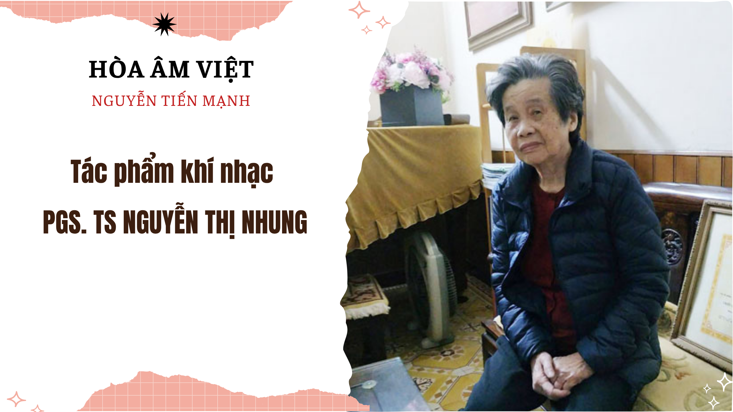 Tác phẩm khí nhạc: PGS. TS Nguyễn Thị Nhung