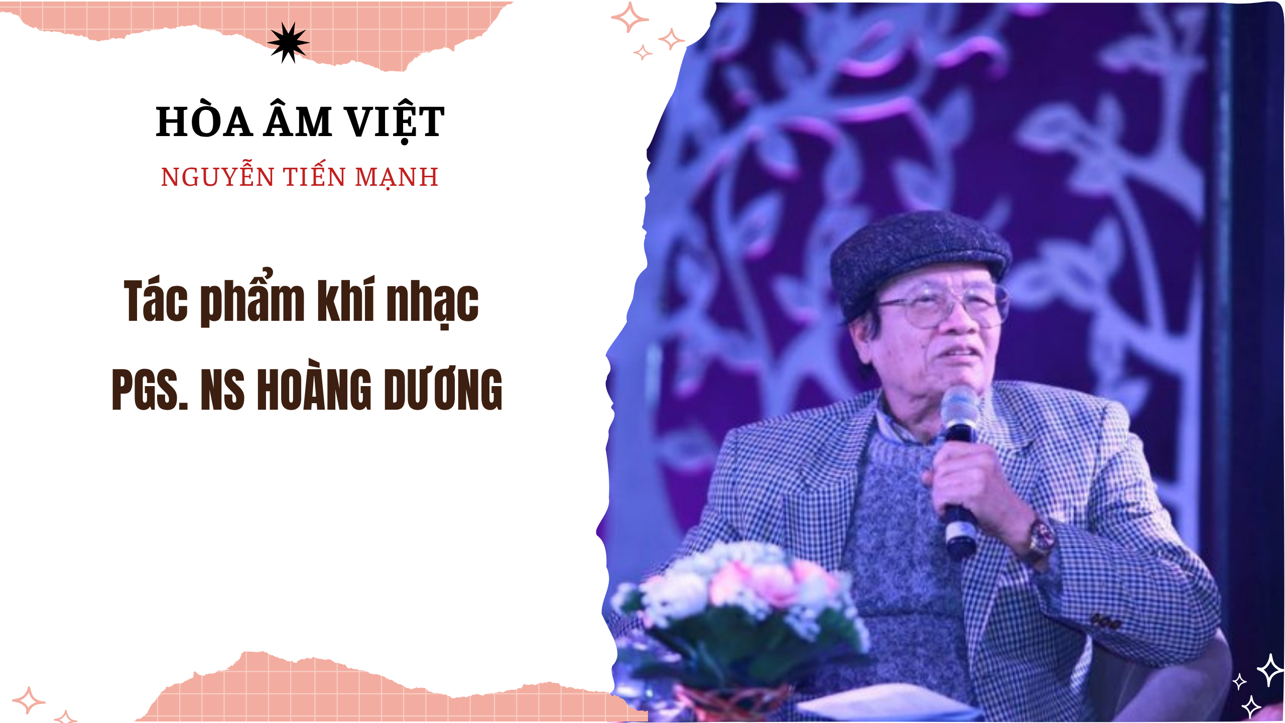 Tác phẩm khí nhạc: GS. NS Hoàng Dương