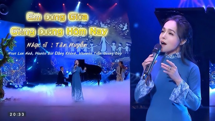 EM ĐỨNG GIỮA GIẢNG ĐƯỜNG HÔM NAY