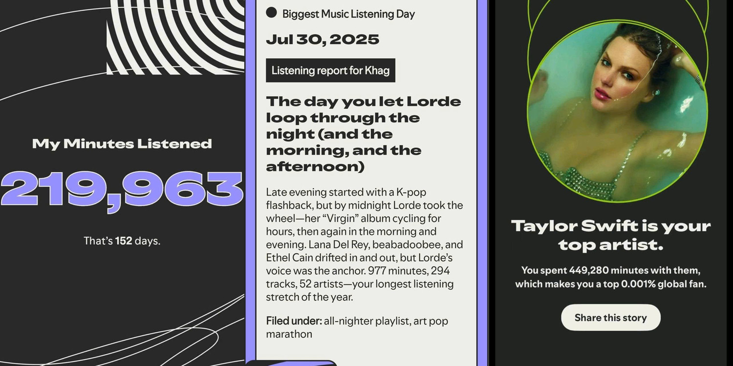 Nghe nhạc hơn 12 tiếng mỗi ngày: Wrapped 2025 hé lộ thói quen sống của Gen Z?