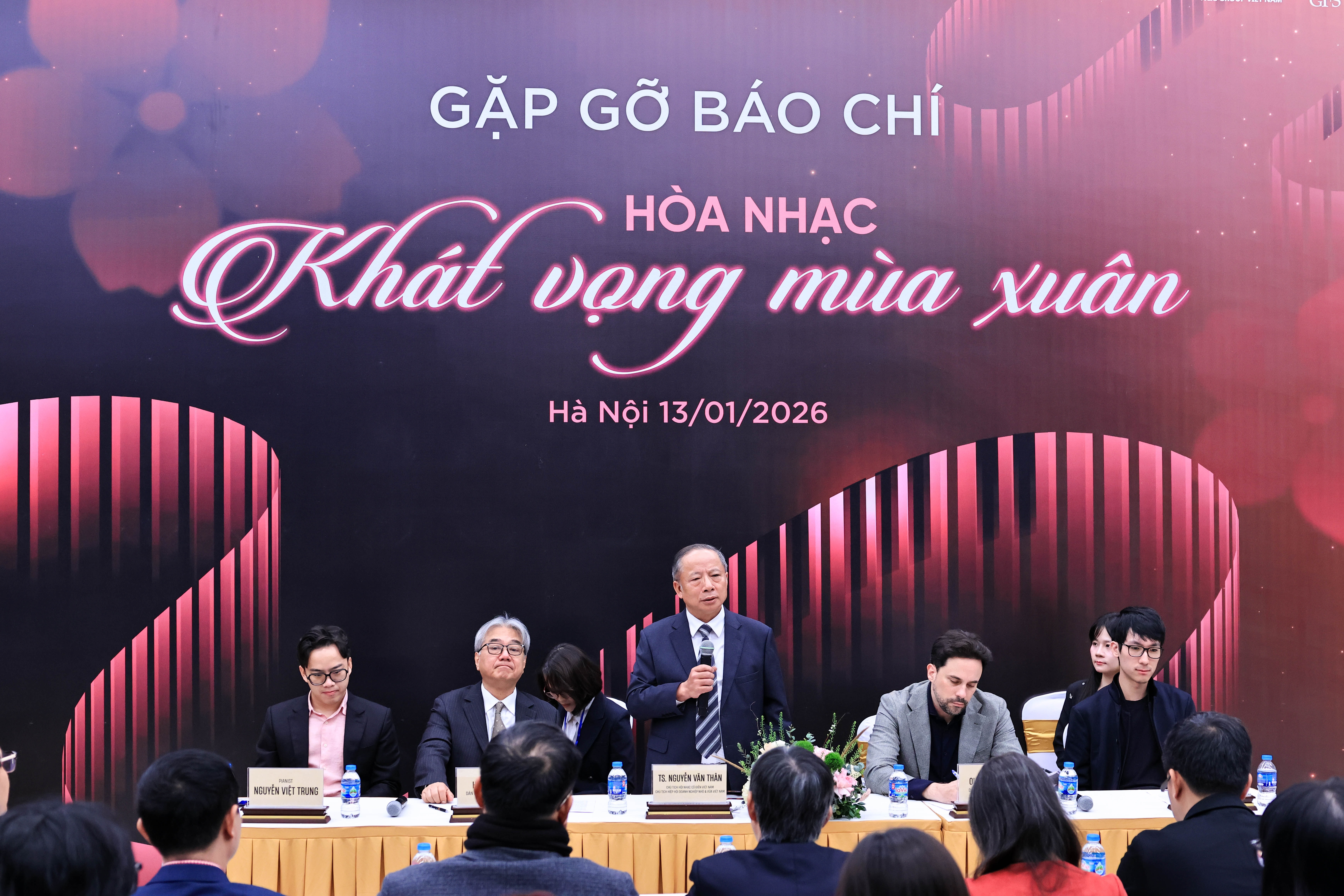 Hòa nhạc “Khát vọng mùa xuân” lan tỏa tình hữu nghị và văn hóa Việt