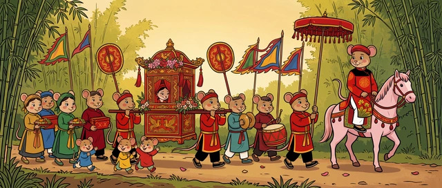 AI tạo MV từ tranh 'Đám cưới chuột'