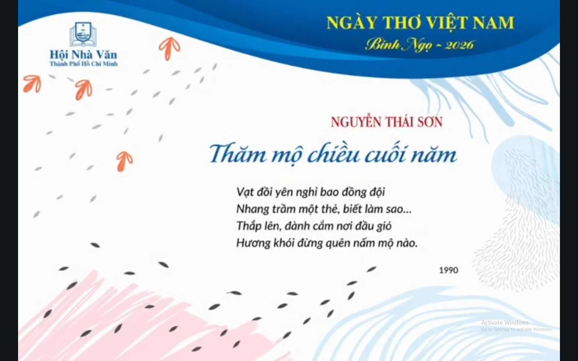 Thăm mộ chiều cuối năm