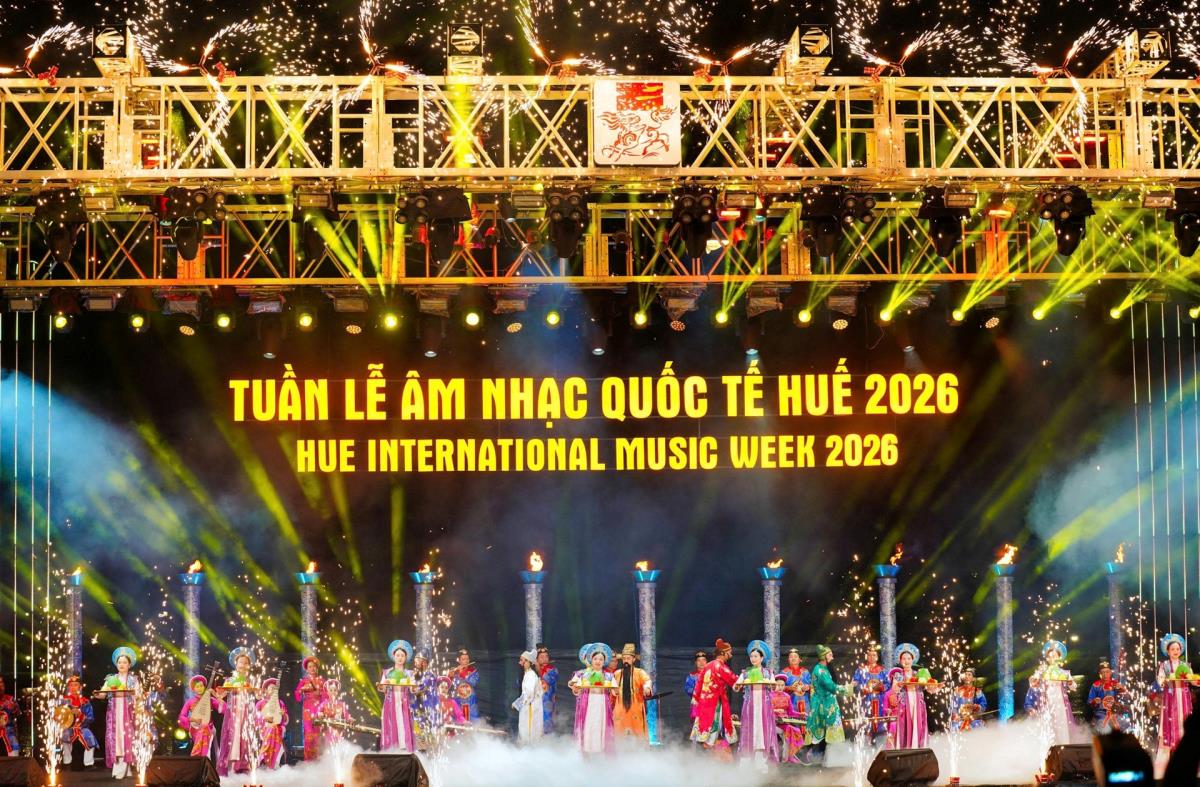 Lễ hội Di sản và Âm nhạc Quốc tế Huế 2026 diễn ra từ ngày 30-8 đến 1-9